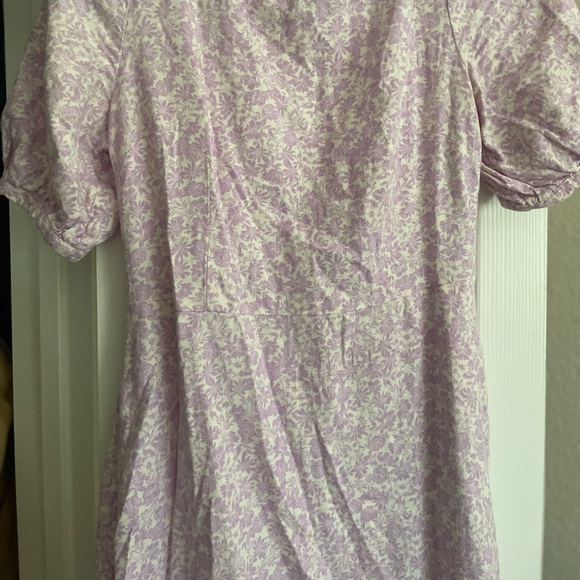 Who What Wear Lavender Prairie Floral Maxi Dress - Picture 3 of 7